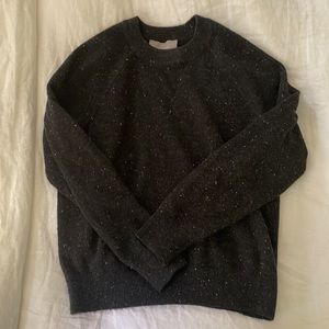 Everlane Cashmere Shrunken Sweatshirt Donegal